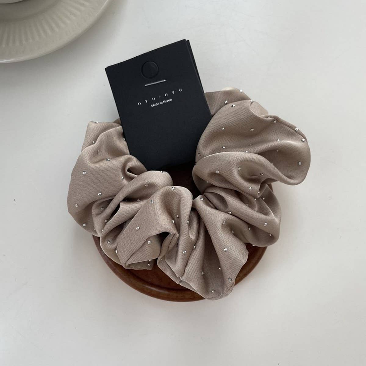 Vintage French Stars Hair Scrunchies_Cwaha1726