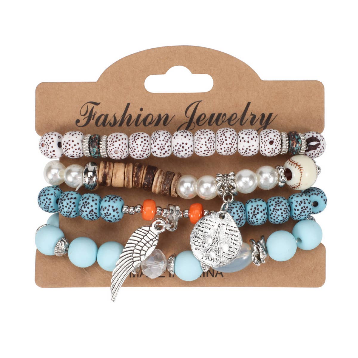 BOHEMIAN LAYERED ELASTIC BEADED BRACELET_CWAJE2228