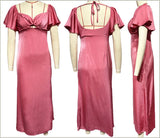 Solid Color Peach Collar Slim-Fit Dress