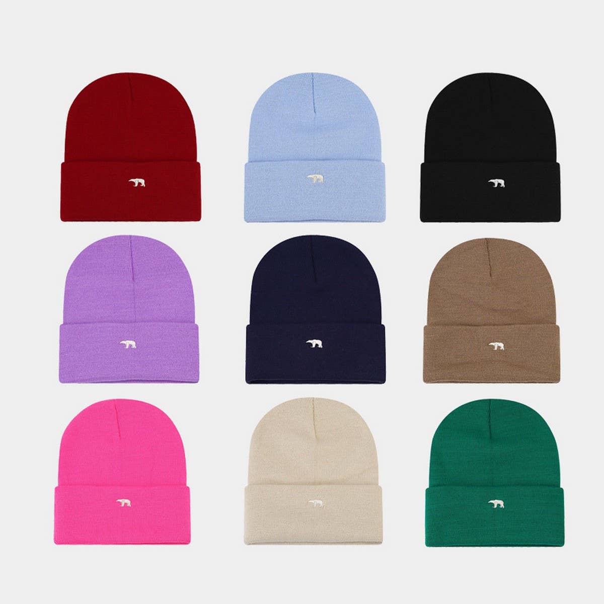 EMBROIDERED THICK WARM KNITTED HAT_CWAH2124