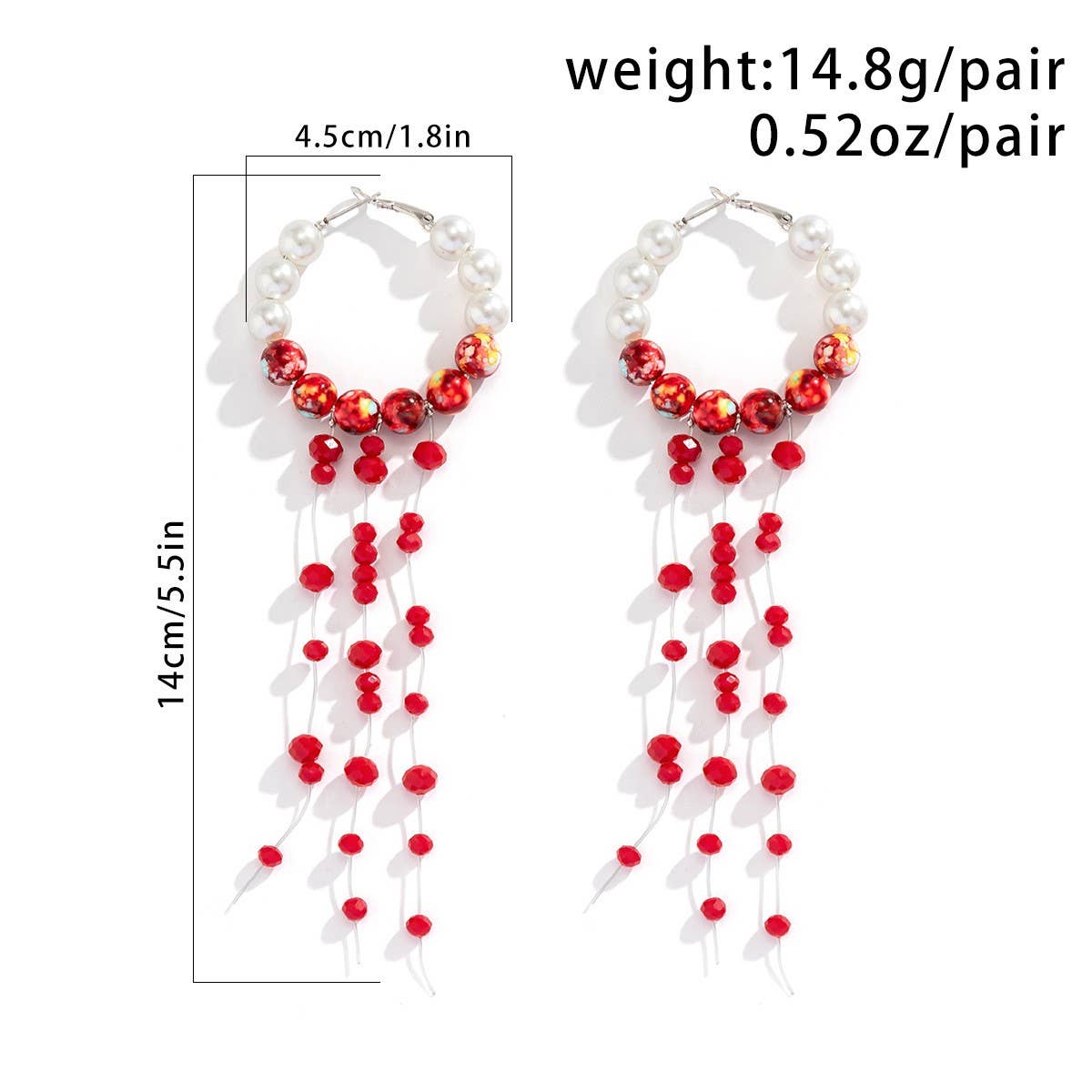 CREATIVE HALLOWEEN BLOOD DROP LONG EARRINGS_CWAJE1928