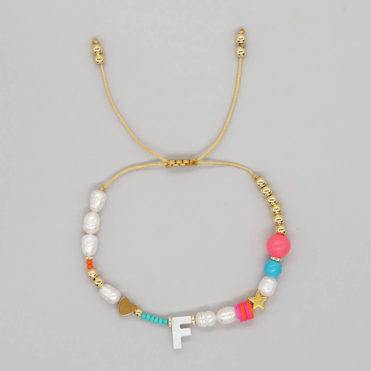 FASHION HAND WOVEN LETTER PEARL BRACELET_CWMM3812