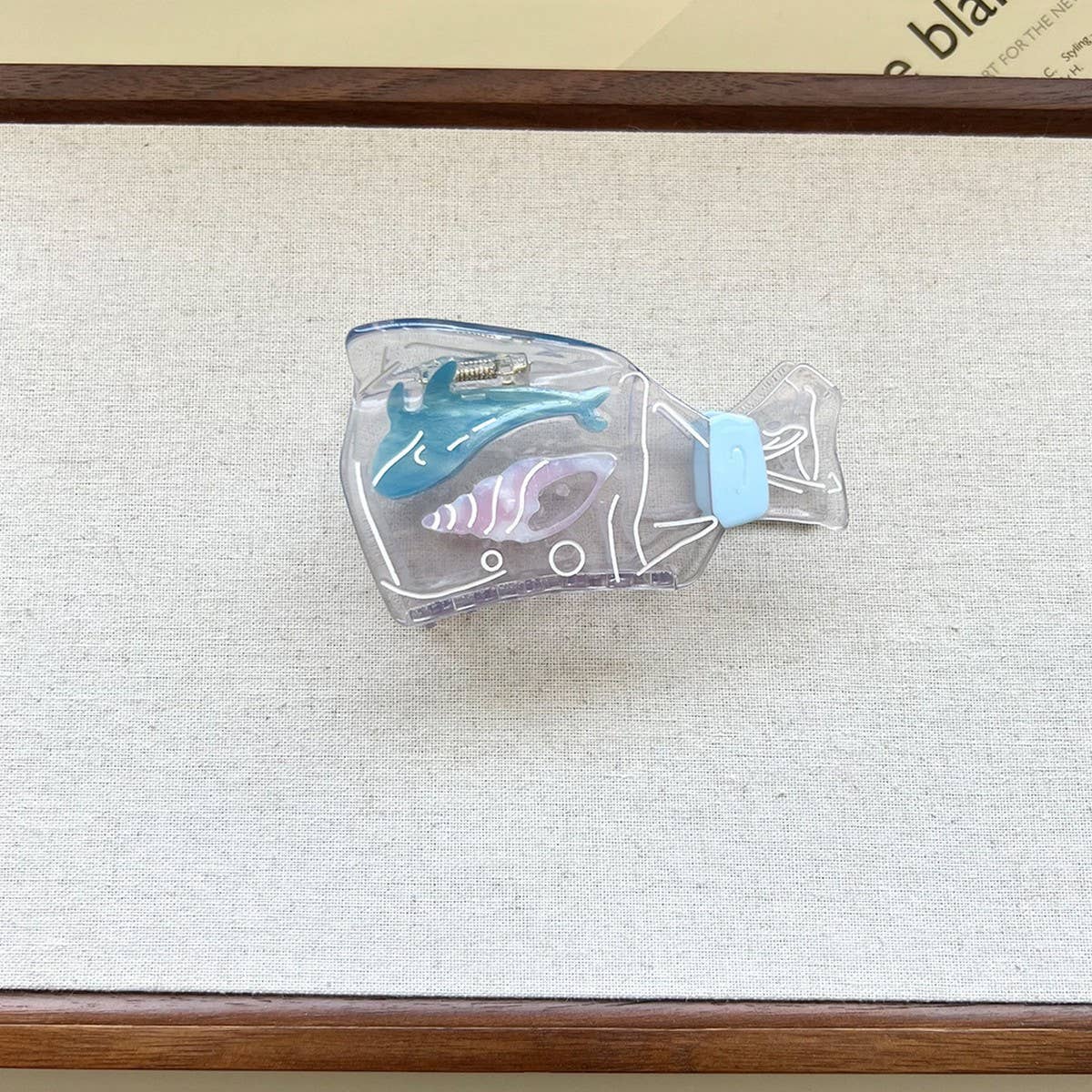 MINIMAL CLEAR BAG STARFISH CLAW CLIP OCEAN VIBES_CWAHA5825