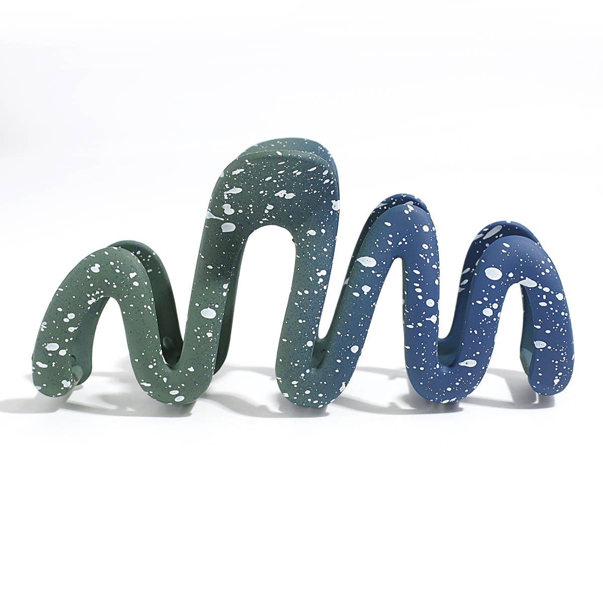 FASHION GRADIENT INK WAVE HAIR CLAW COMMUTER CLIP_CWAHA2205