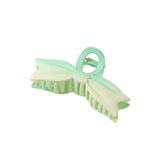 MATTE GRADIENT BOW HAIR CLAW LARGE ELEGANT CLIP_CWAHA0483