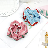 PRINTED FRESH STRIPED HAIR TIE_CWAHA1069