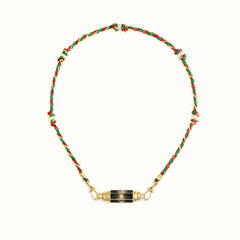BOHEMIAN COLORFUL TAROT PENDANT NECKLACE_CWMM3794