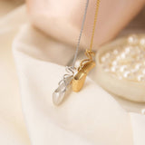 NICHE BALLET SHOES PENDANT NECKLACE_CWMM5309