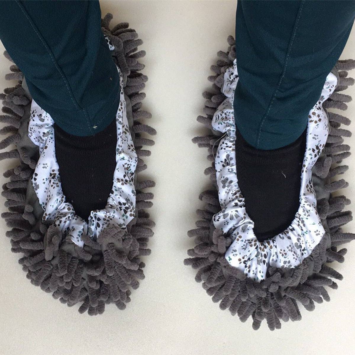MICROFIBER MOP SLIPPERS SHOES COVER MOP SOCKS_CWMM0269