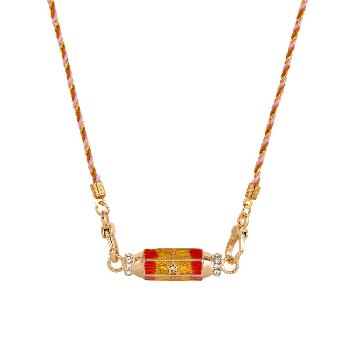 EVIL EYE CHARM CHOKER COLORFUL COTTON PENDANT_CWMM6968