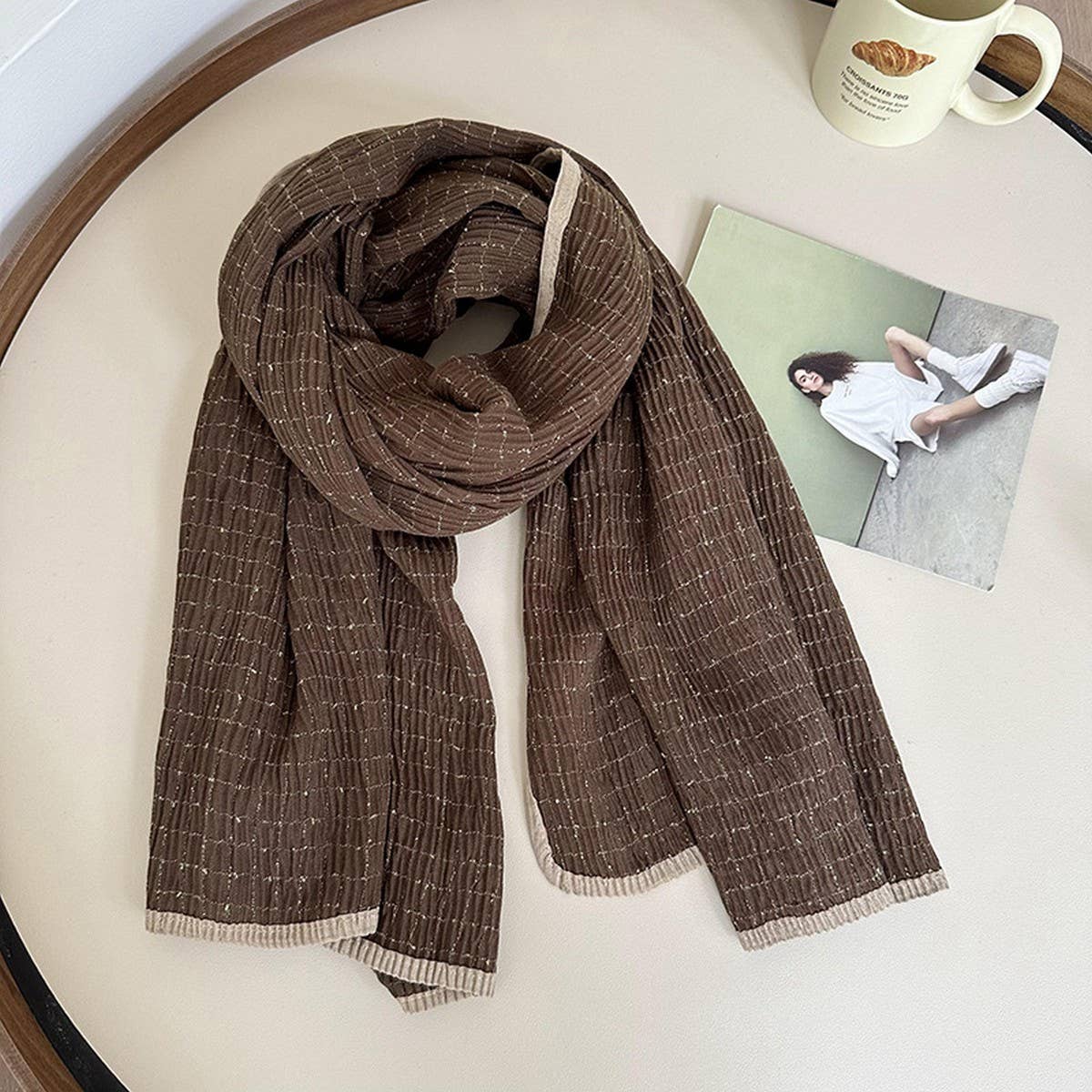 Casual Thick Warm Plaid Scarf_Cwasc1414