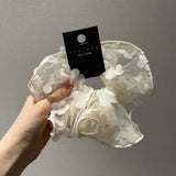 ELEGANT FLOWER HAIR SCRUNCHIES_CWAHA1730