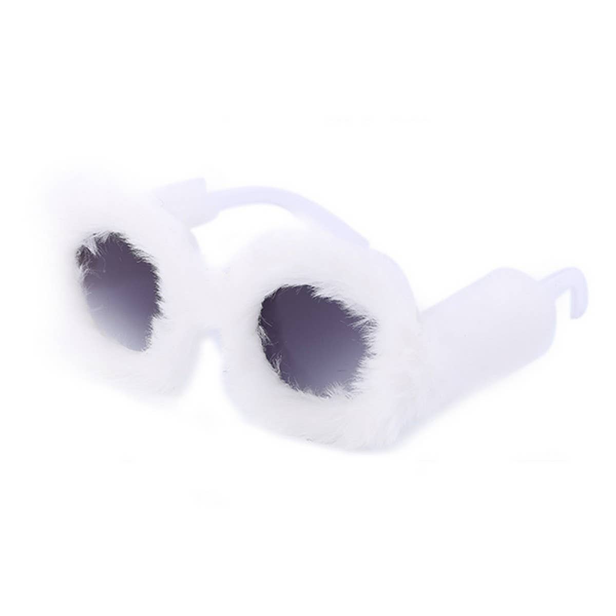 ROUND FRAME PLUSH FULL COVERAGE SUNGLASSES_CWASG0644