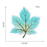 NEW MAPLE LEAF EMBROIDERY CHILDRENS CLOTH PATCH_CWMM4030