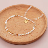 DOUBLE LAYER RICE BEAD HAND WOVEN BEADED BRACELET_CWMM3875