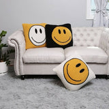 SMILEY FACE KNITTED JACQUARD PILLOW_CWMS0739