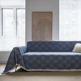 SOLID COLOR GEOMETRIC RETRO ELEGANT SOFA THROW_CWMM1655