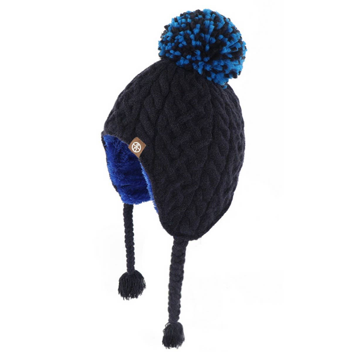 Winter Cold Protection Thickened Wool Ball Hat_Cwah2457