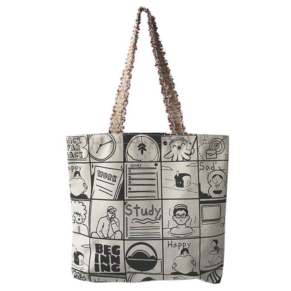Stylish Large Capacity Printed Shoulder Bag_Cwab2178