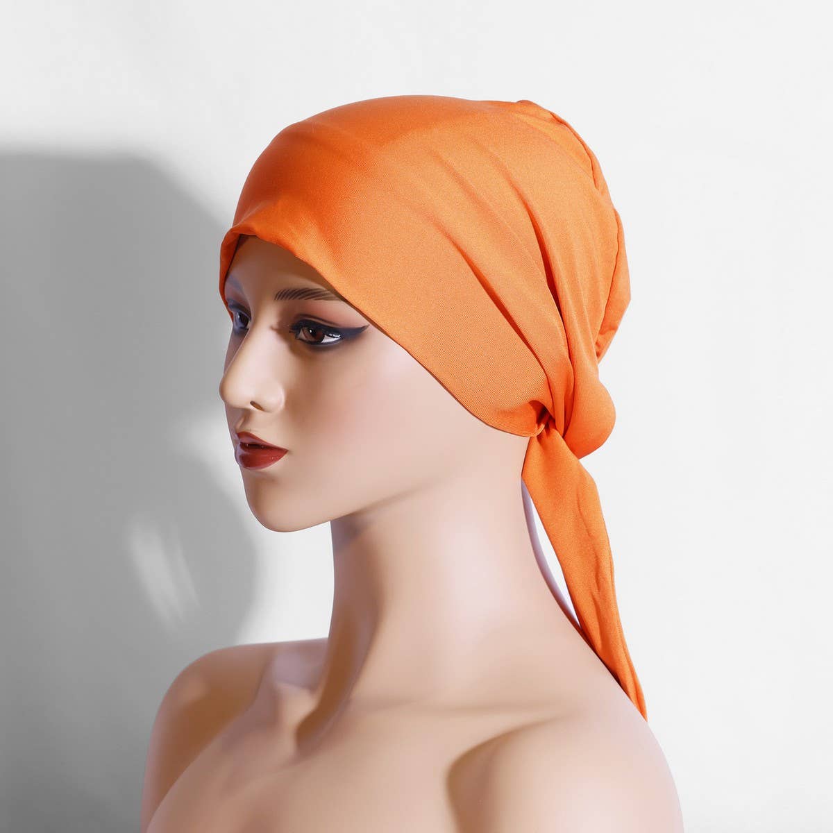 ARC SHAPED TWO TAIL CLASSIC ETHNIC HEADSCARF_CWASC2446