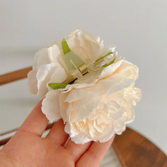 FRENCH ROSE CLIP STYLE HALF TIED HAIR HAIRPINS_CWAHA1172