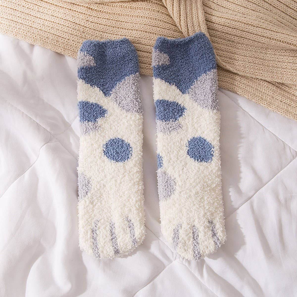 NEW STYLE WARM MID CALF SLEEPING SOCKS_CWMS0967