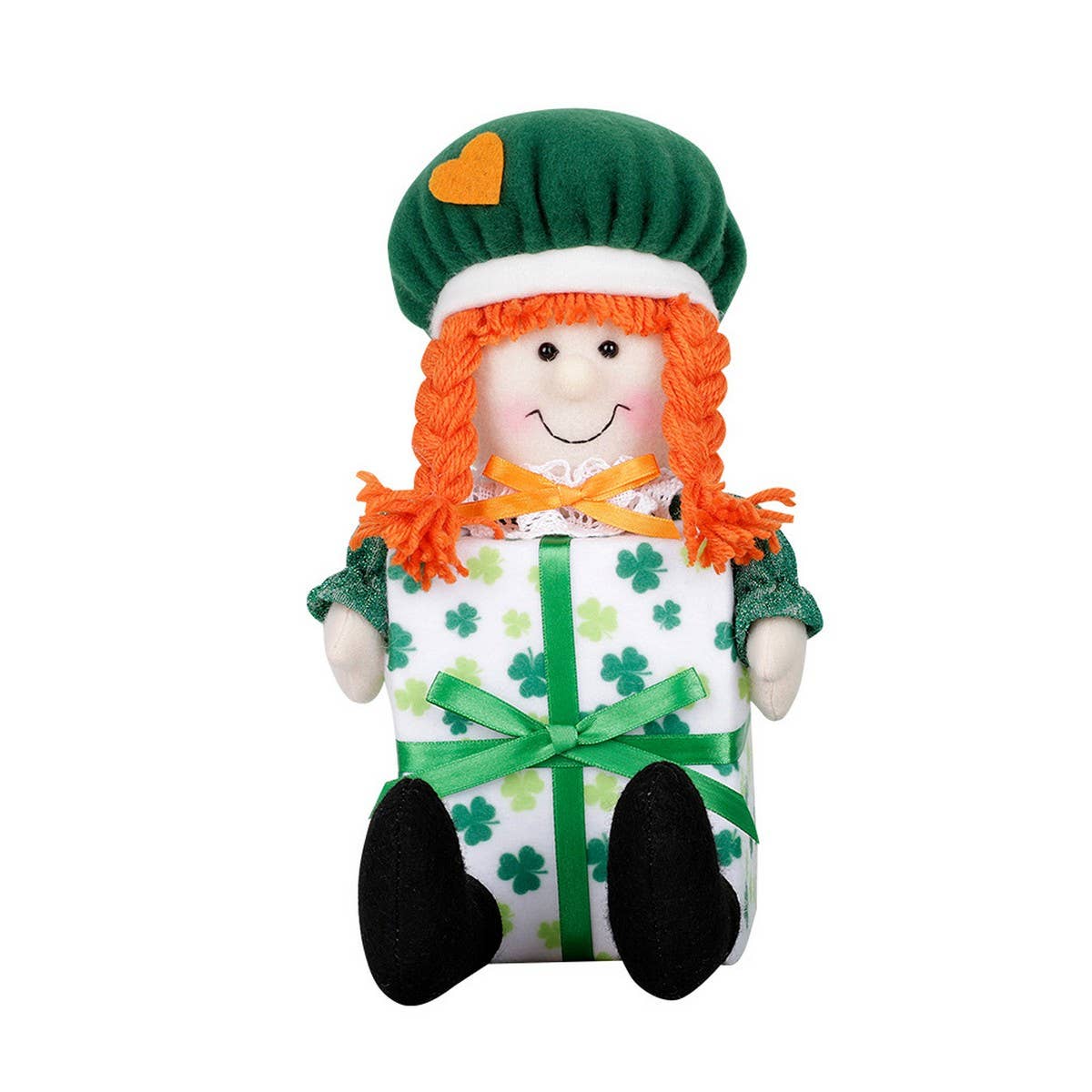 ST PATRICKS DAY GREEN LEAF FESTIVAL DOLLORNAMENTS_CWMM3447