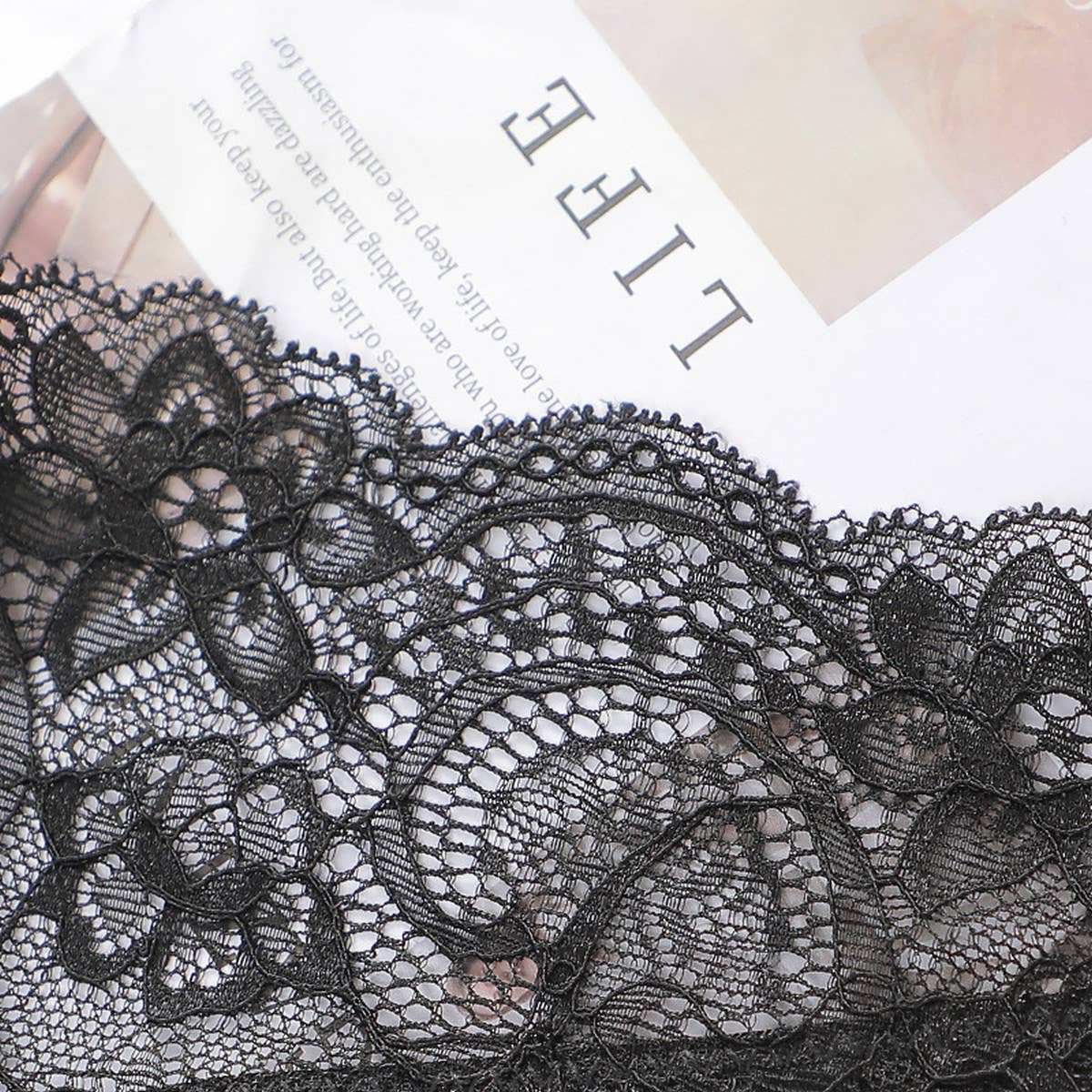 SEXY DEEP V NECK LACE UNDERWEAR BRA_CWMU0145