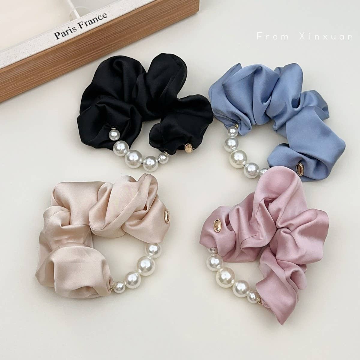 PEARL HAIRBAND LARGE SATIN HAIRBAND_CWAHA3965