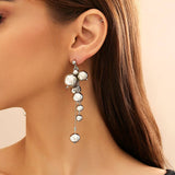 IMITATION PEARL TASSEL PENDANT EARRINGS_CWAJE1155