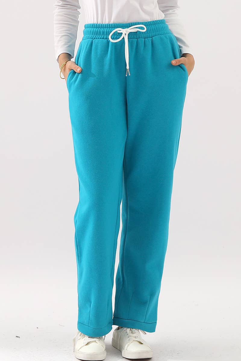 Women Slim Straight Pants_Cwblp391