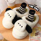 CUTE ANIMAL SLIPPER WARM MEMORY HOUSE SLIPPERS_CWSHS0313