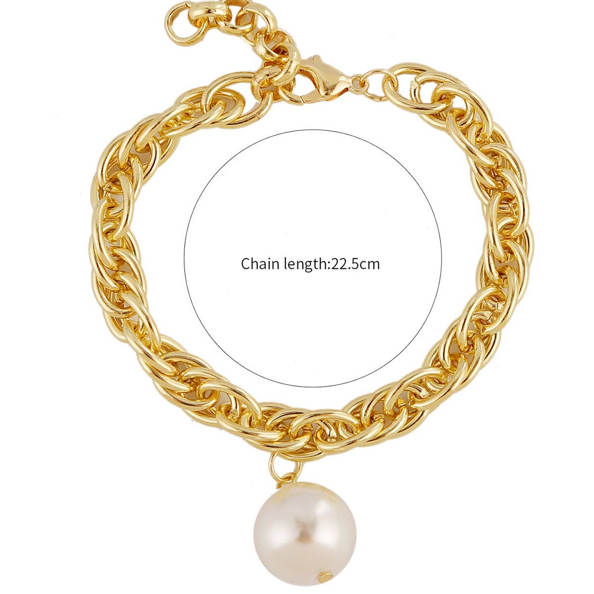PEARL CHARM BEADED BRACELET_CWAJE0454