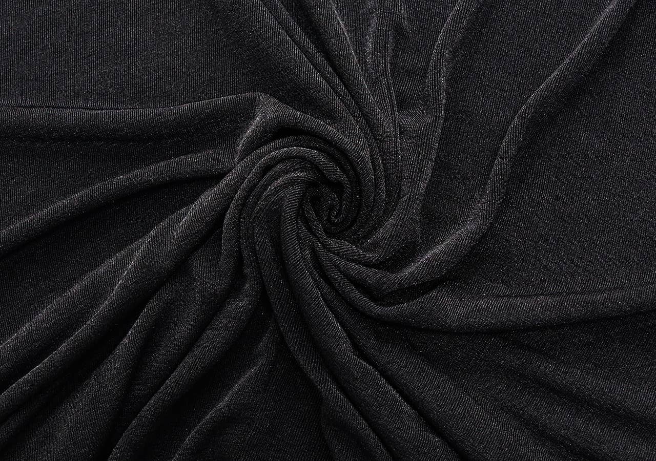 Square Neck Pleated Short Sleeve Midsize Dress