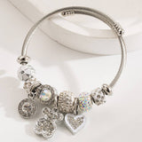 STAINLESS STEEL BEAR CHARM BRACELET FOR WOMEN_CWMM8470