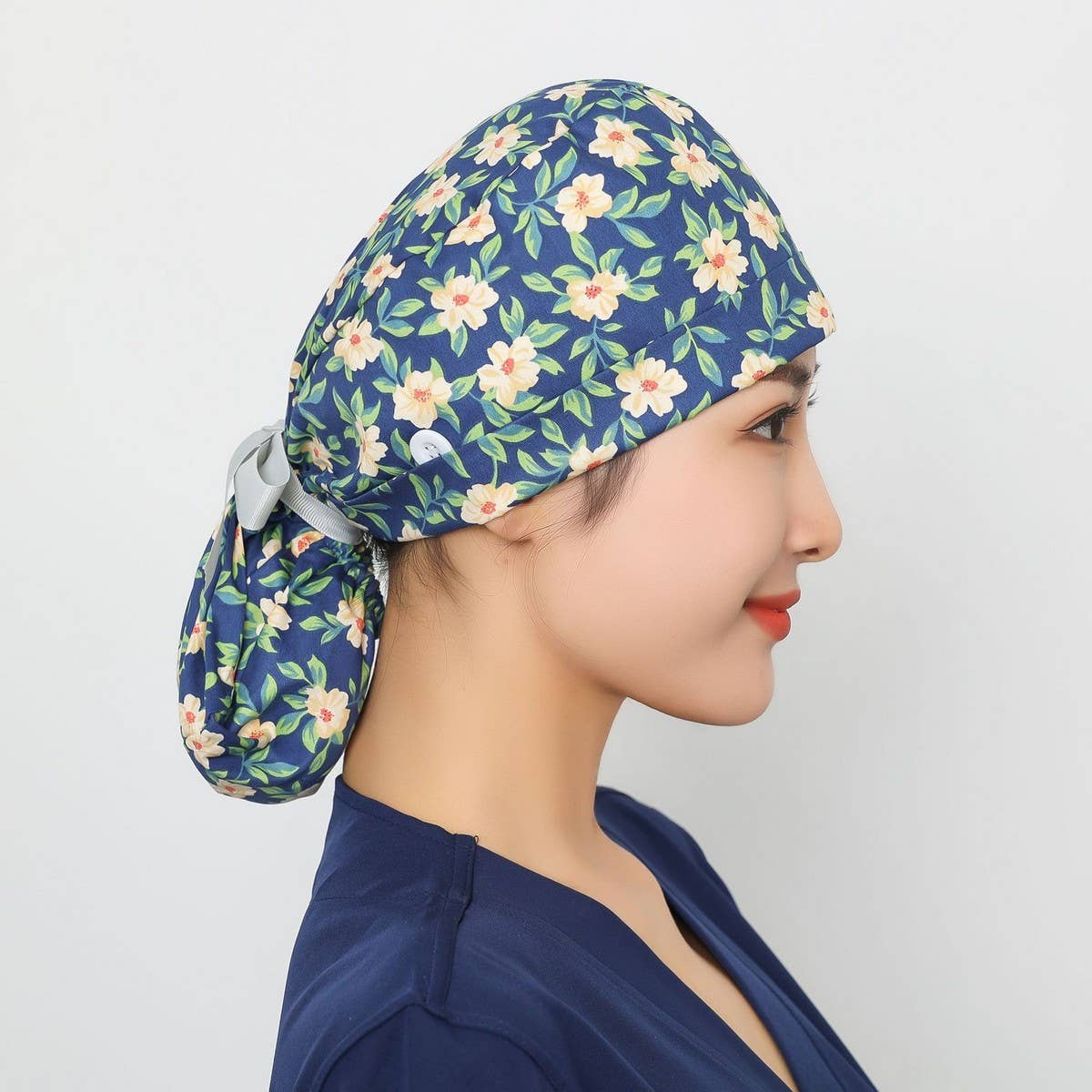 Long Hair Style Baotou Hat Frosted Work Hat_Cwah3385