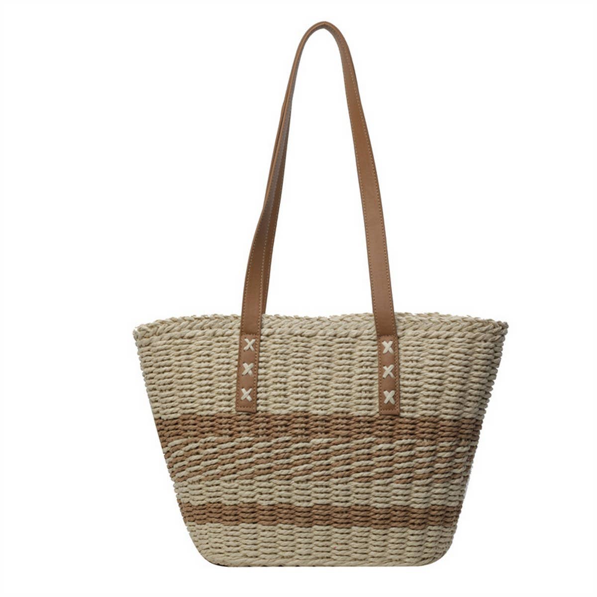 Handwoven Large Capacity Shoulder Bag_Cwab2309