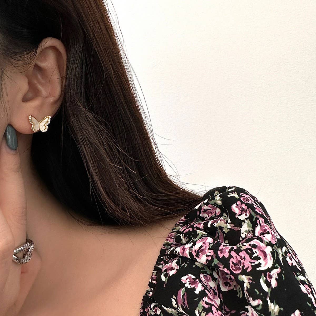 SWEET BUTTERFLY MICRO INLAID EARRINGS FOR WOMEN_CWAJE2999