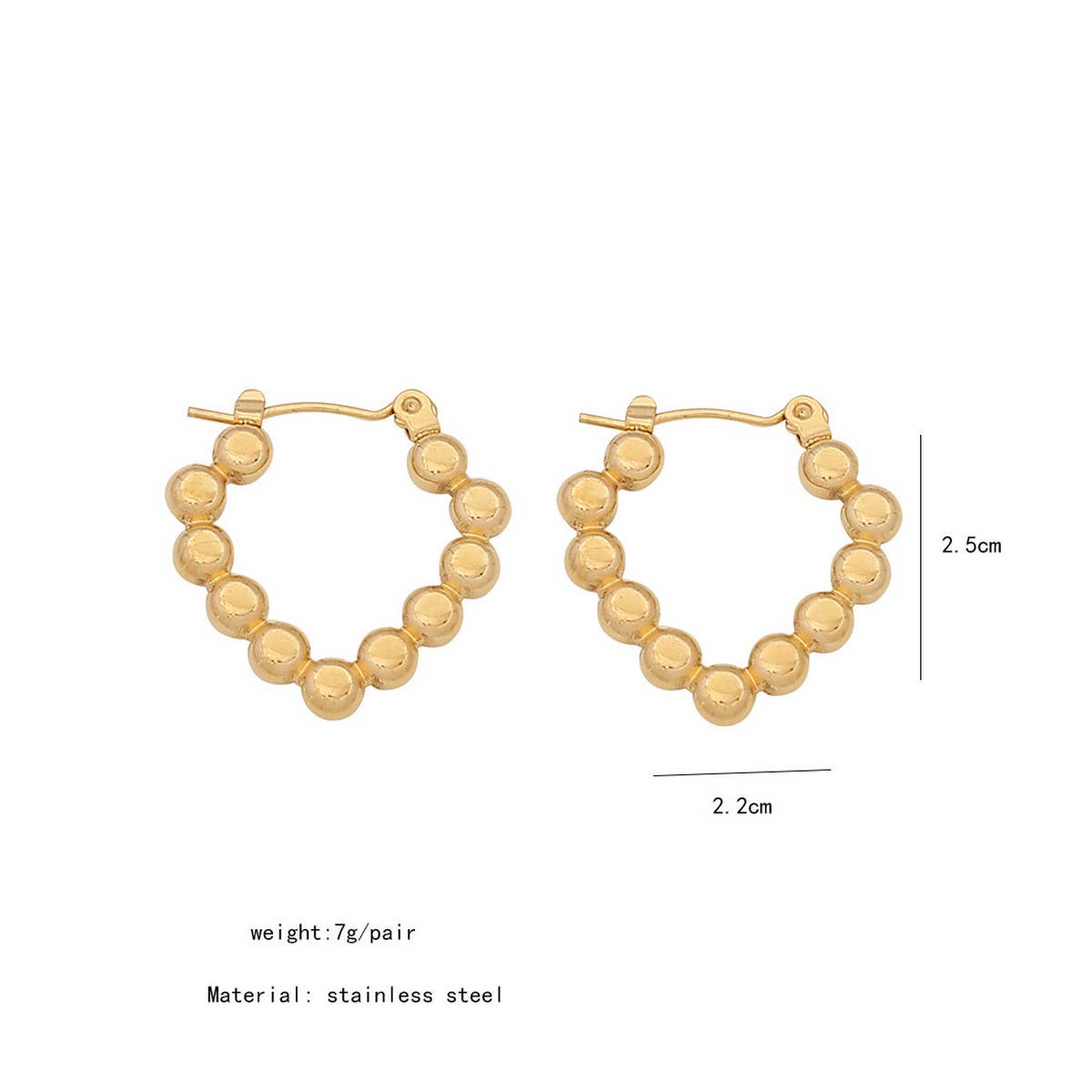 GEOMETRIC PERSONALITY IRREGULAR EARRINGS_CWAHA0876
