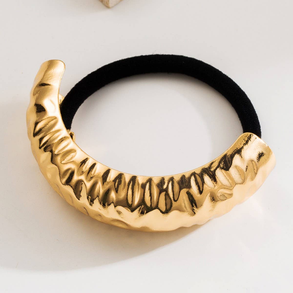 NEW MINIMALIST GEOMETRIC METAL PONYTAIL HAIR TIE_CWAHA6211