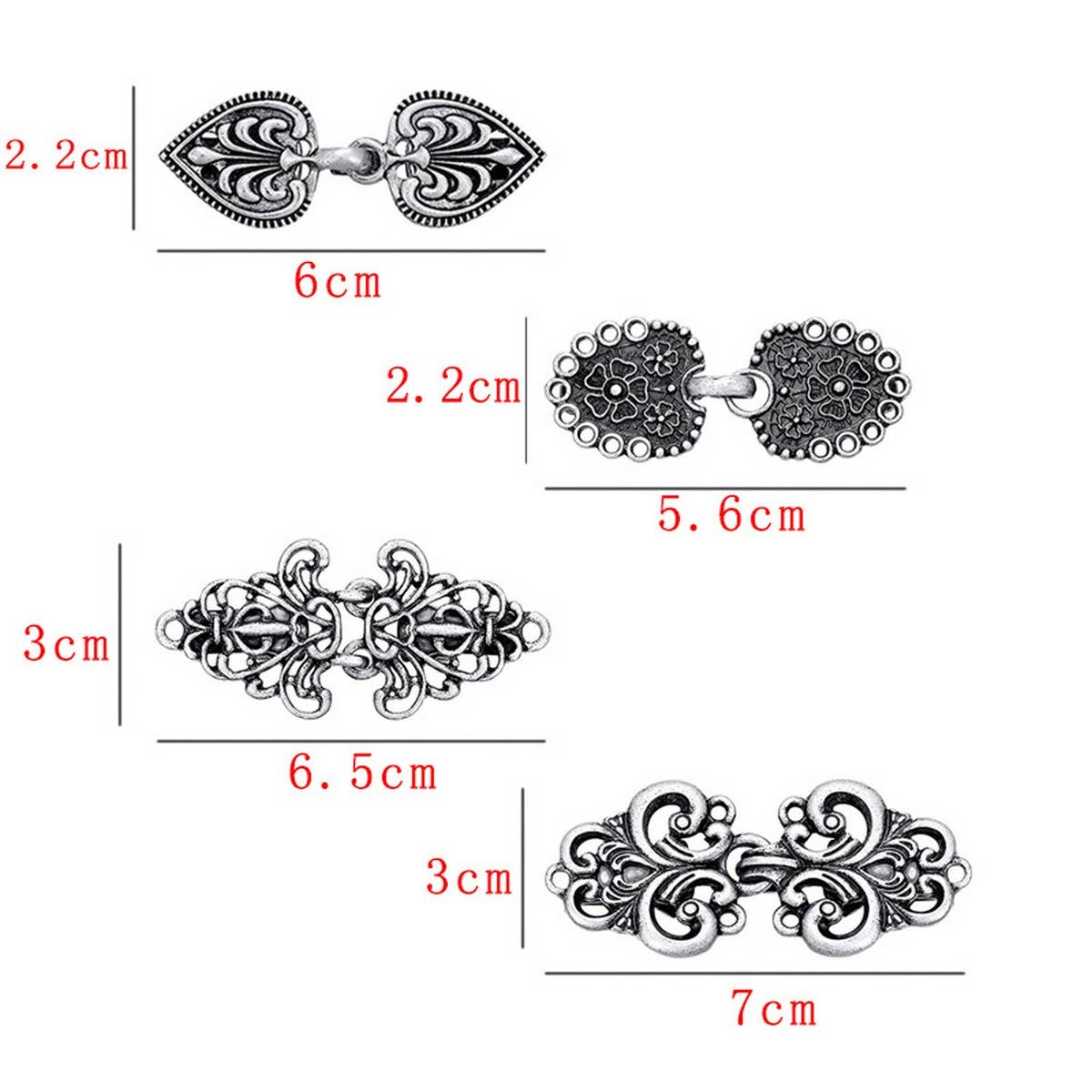 NEW CHINESE RETRO ALLOY SHAWL CLIP CREATIVE HOLLOW_CWMM2189