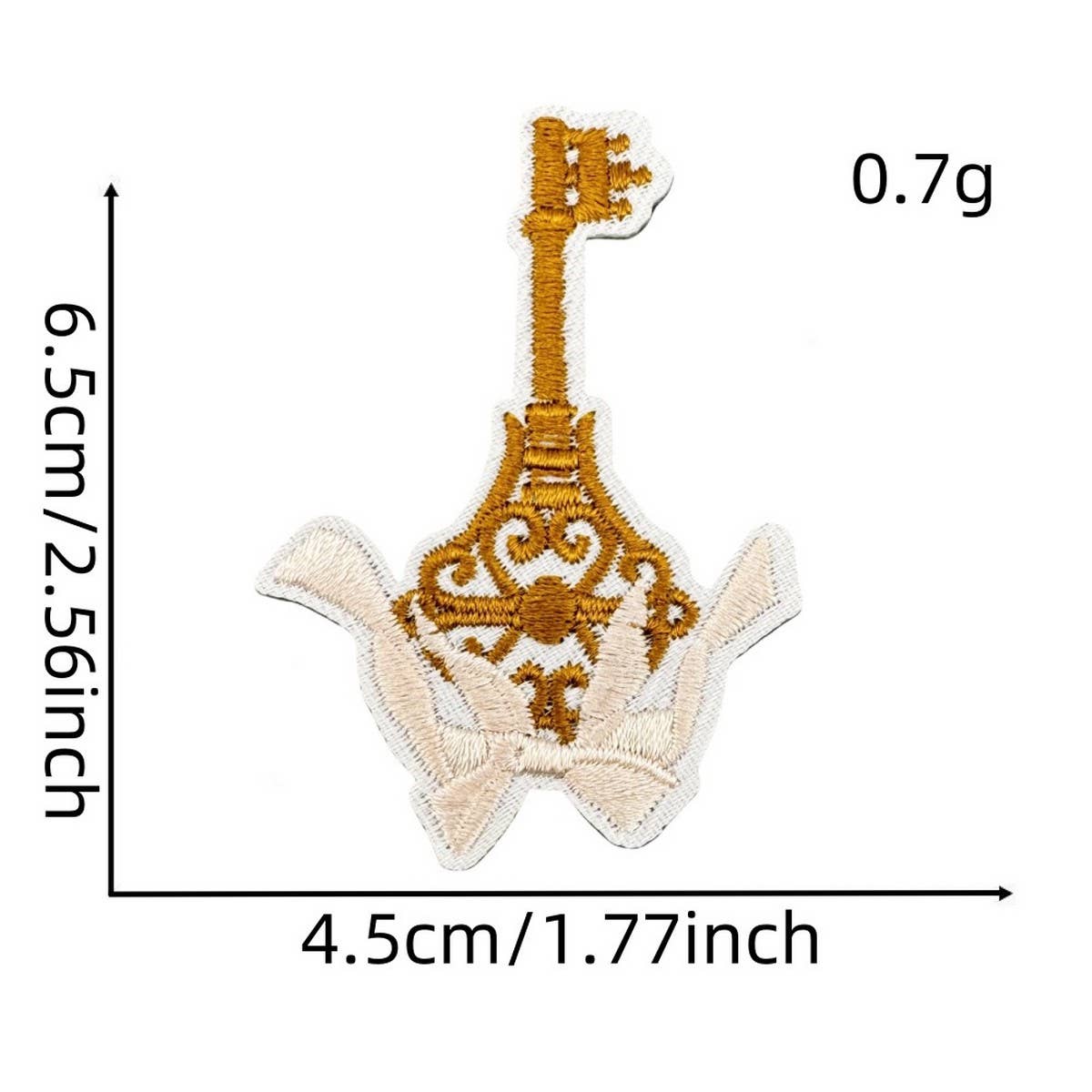 CUTE SOLID COLOR CARTOON BOW EMBROIDERED PATCH_CWMM4027