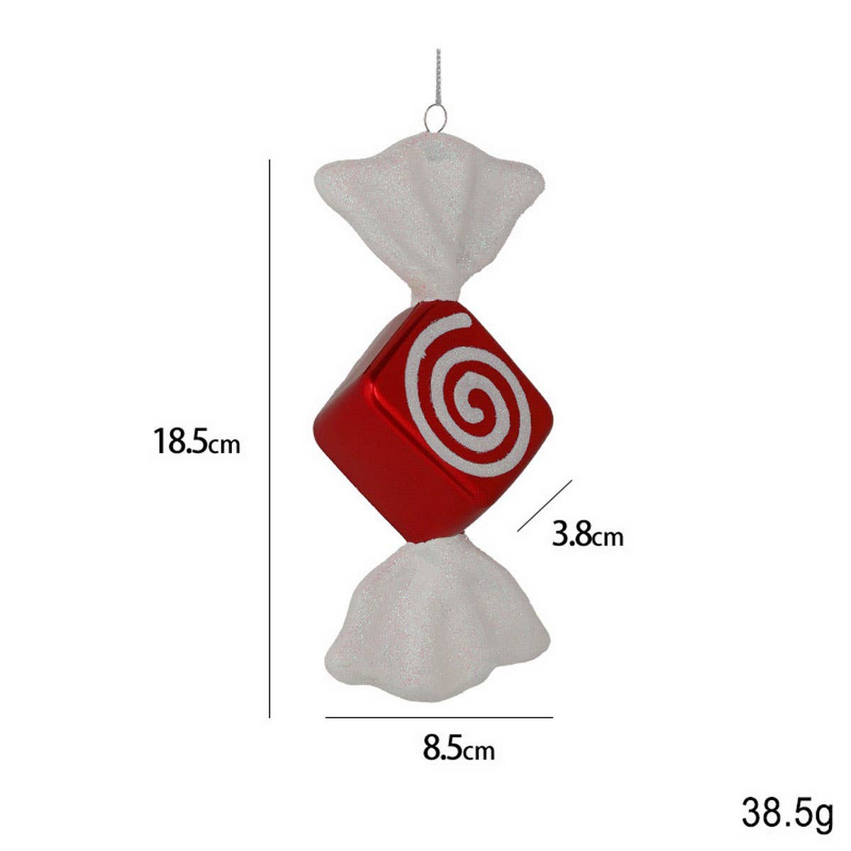 CREATIVE PLASTIC CANDY CANE XMAS TREE DECOR_CWMM9788