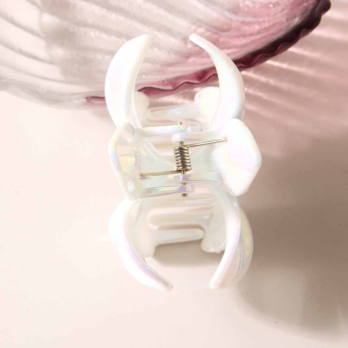 PLUMERIA HAIR CLAW COLORFUL TROPICAL FLOWER CLIP_CWMM4999