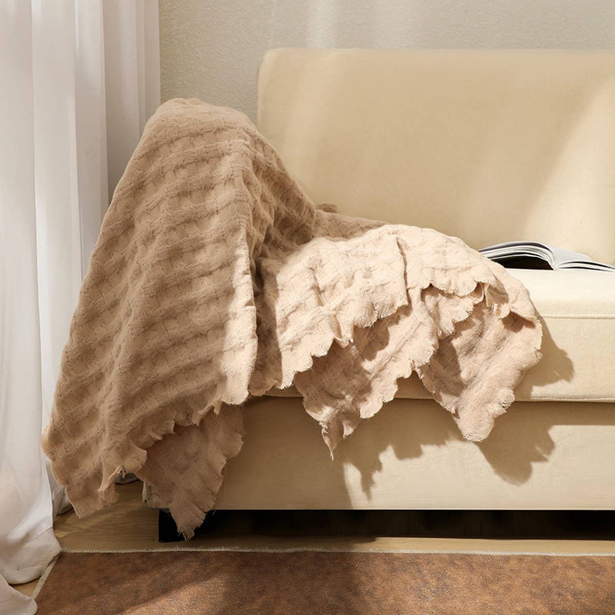 Knitted Weighted Throw Blanket For Couch_Cwmm0211