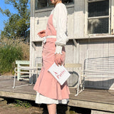 Waterproof And Anti-Fouling Fishtail Apron_Cwmm5835