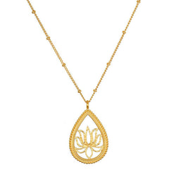 SUN AND MOON DOUBLE LAYERED EVIL EYE NECKLACE_CWMM5694