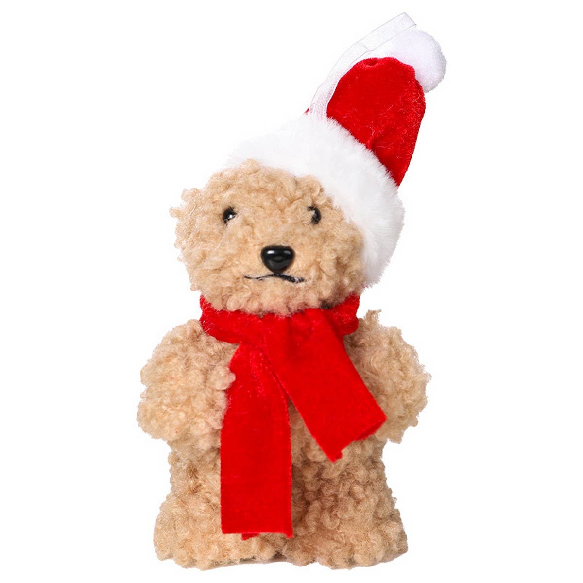 Cute Christmas Bear Plush Foam Figurine_Cwmm9995