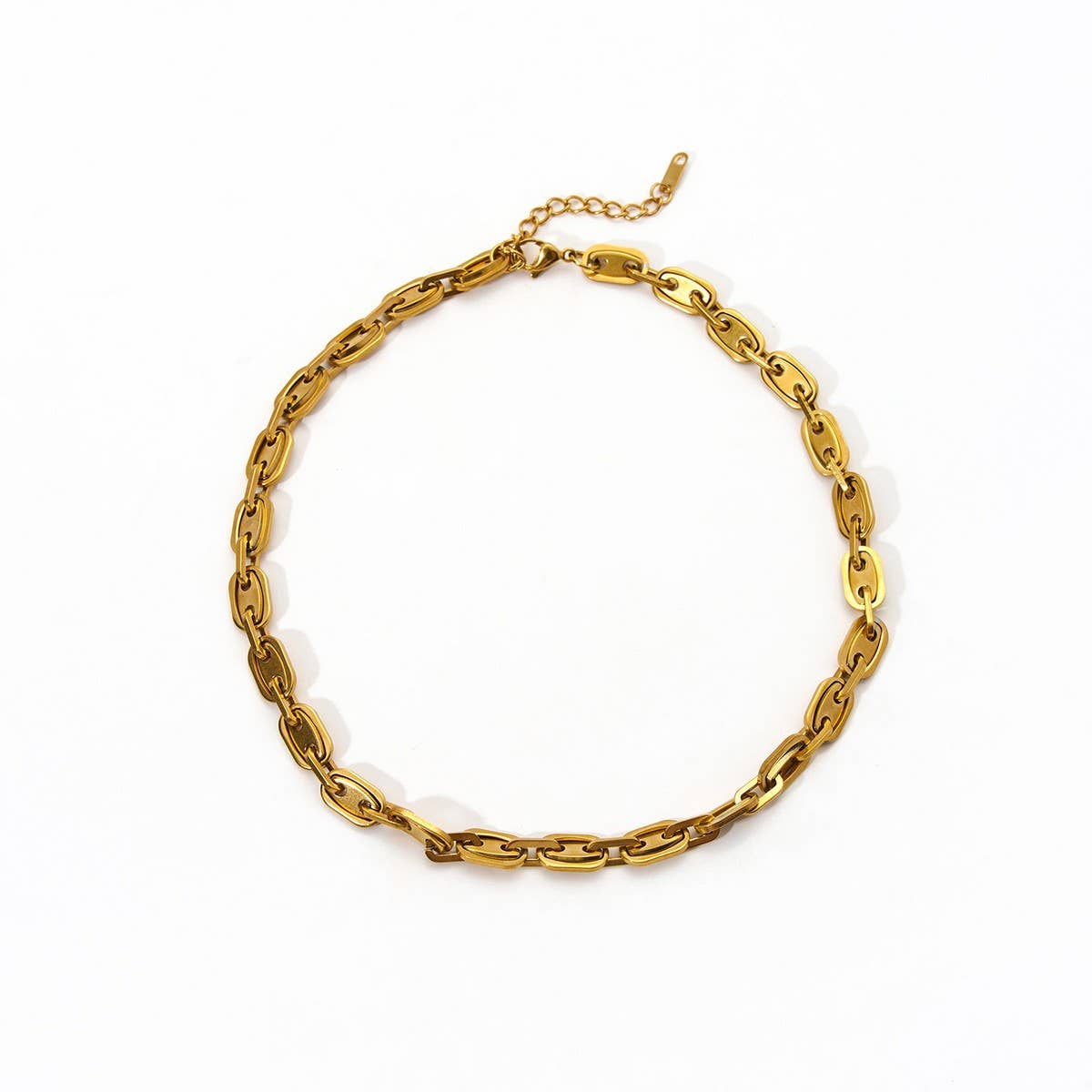 SUNFLOWER STONE PENDANT NECKLACE STAINLESS STEEL_CWMM8870