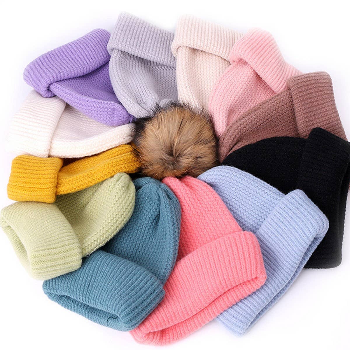 Women¡¯S Warm Knit Beanie Hat With Ear Cover_Cwah04999